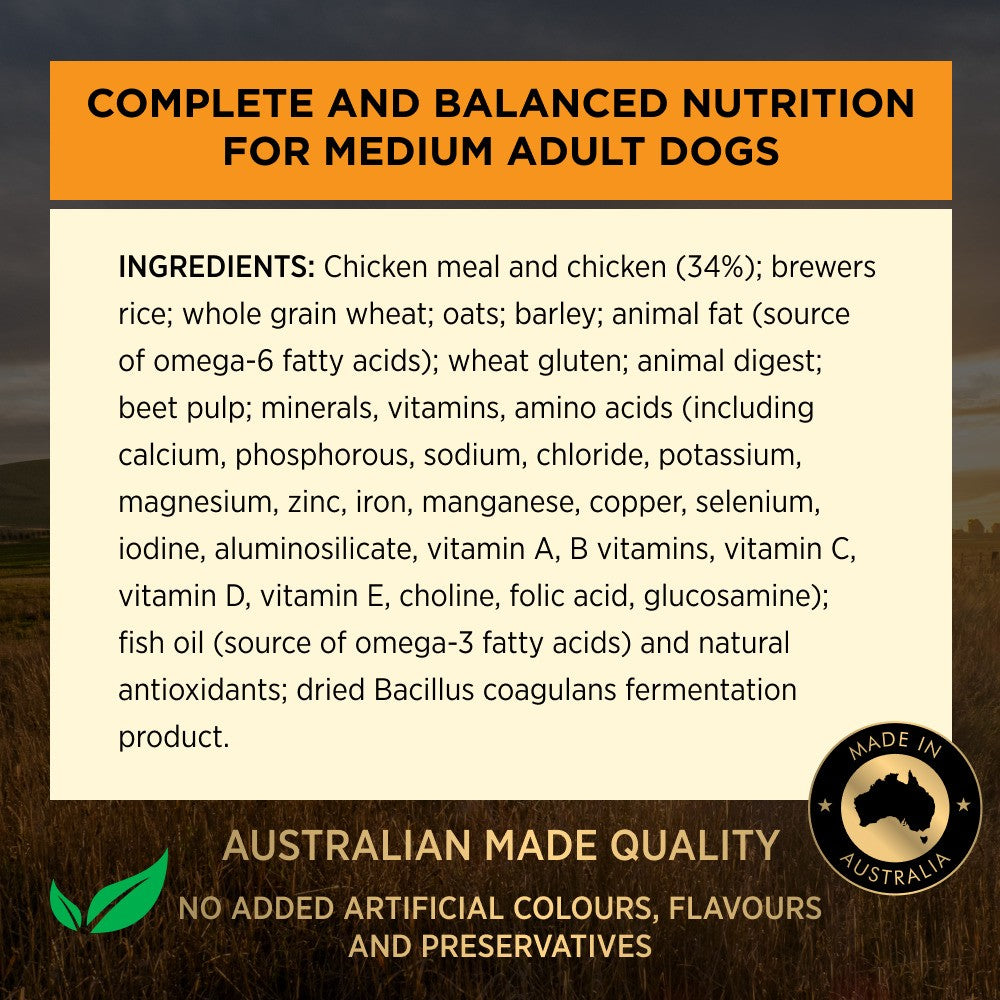 PRO PLAN Adult Medium Breed Chicken Dry Dog Food