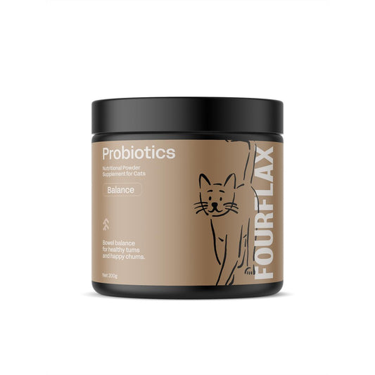 Fourflax Feline Probiotics Supplement