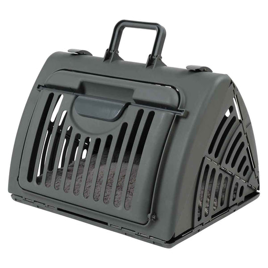 Lexi & Me Collapsible Cat Carrier Charcoal