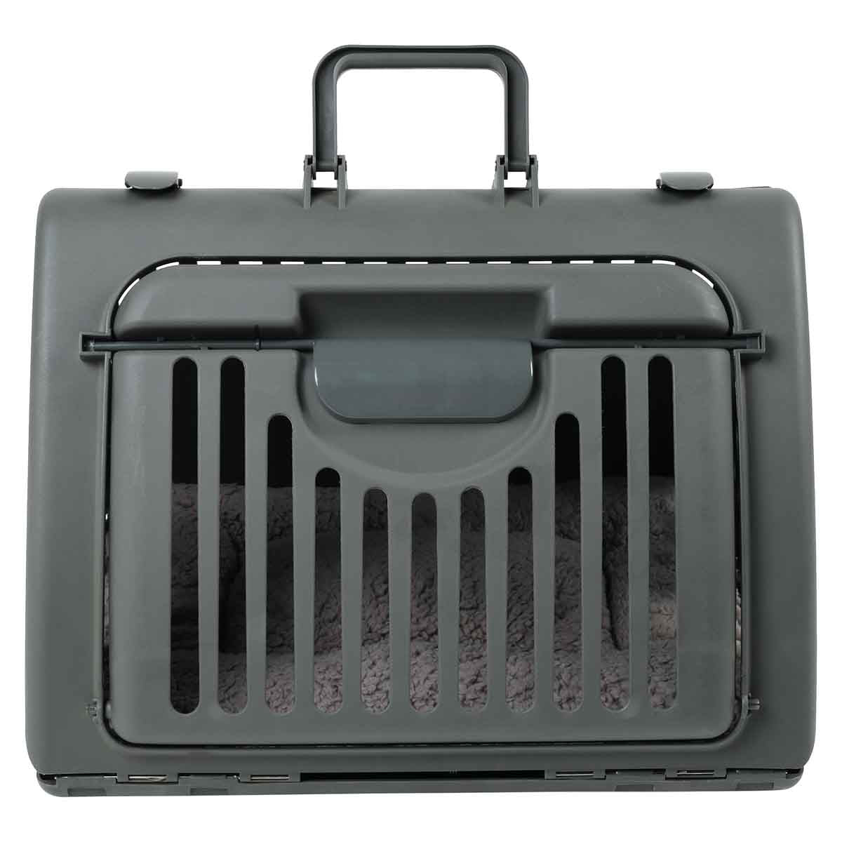 Lexi & Me Collapsible Cat Carrier Charcoal