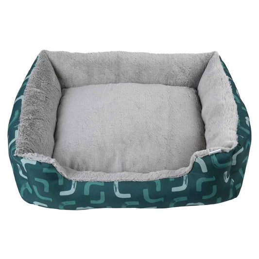 Lexi & Me Bolster Bed Forest Green Curve