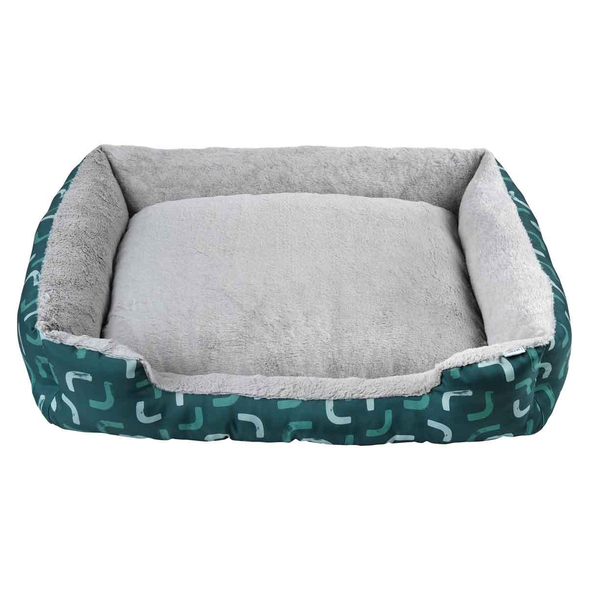 Lexi & Me Bolster Bed Forest Green Curve