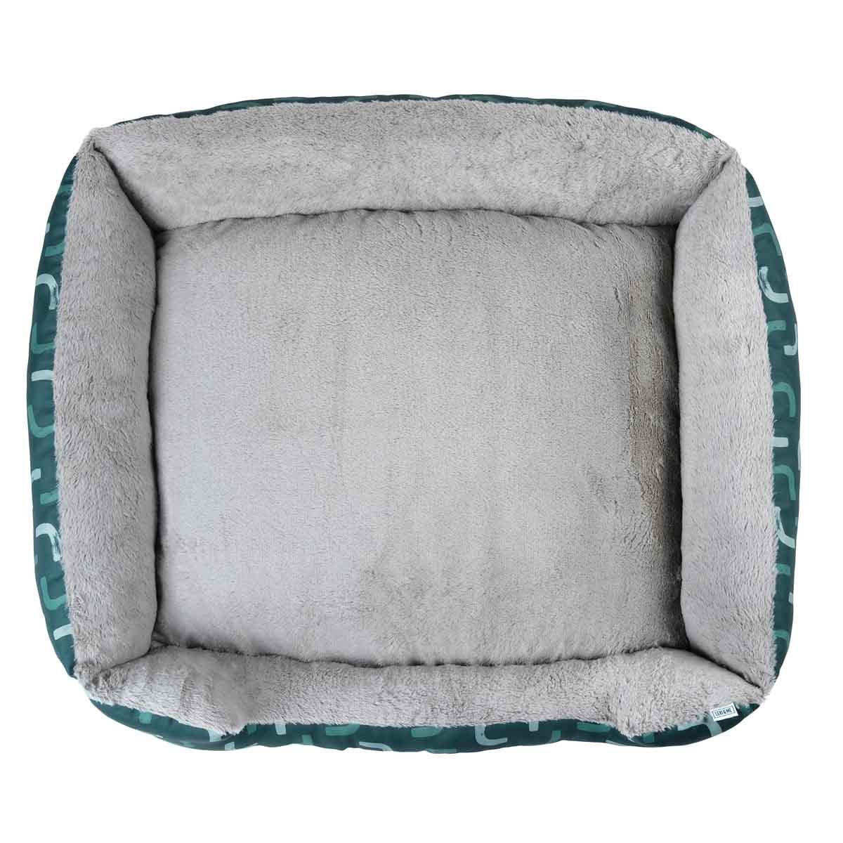 Lexi & Me Bolster Bed Forest Green Curve
