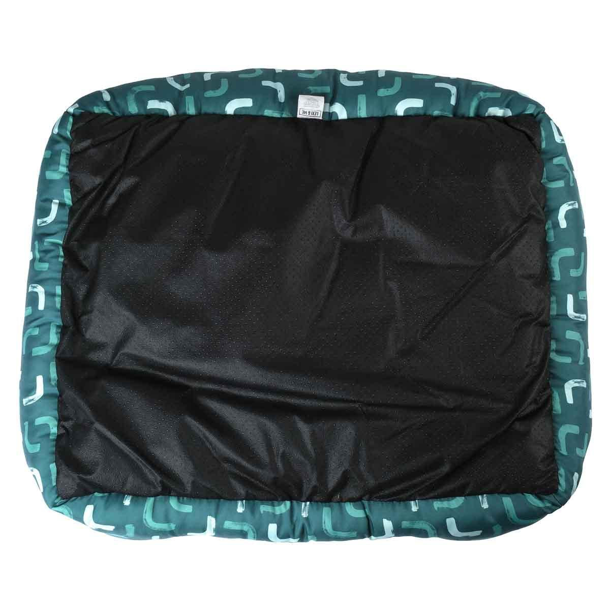 Lexi & Me Bolster Bed Forest Green Curve