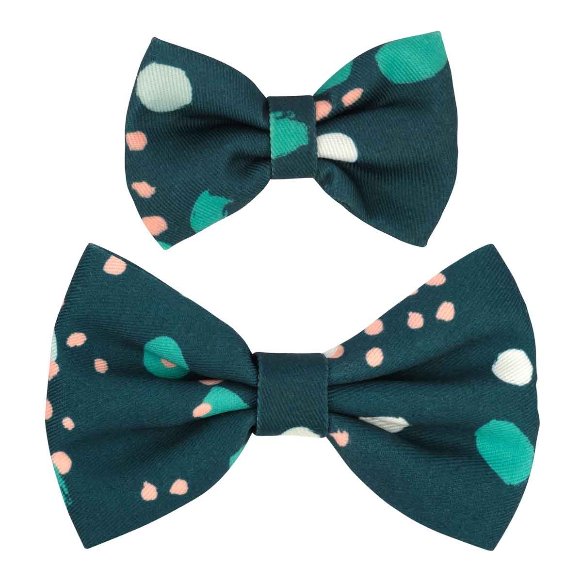 Buddy & Belle Bow Tie Ocean Speckle Large