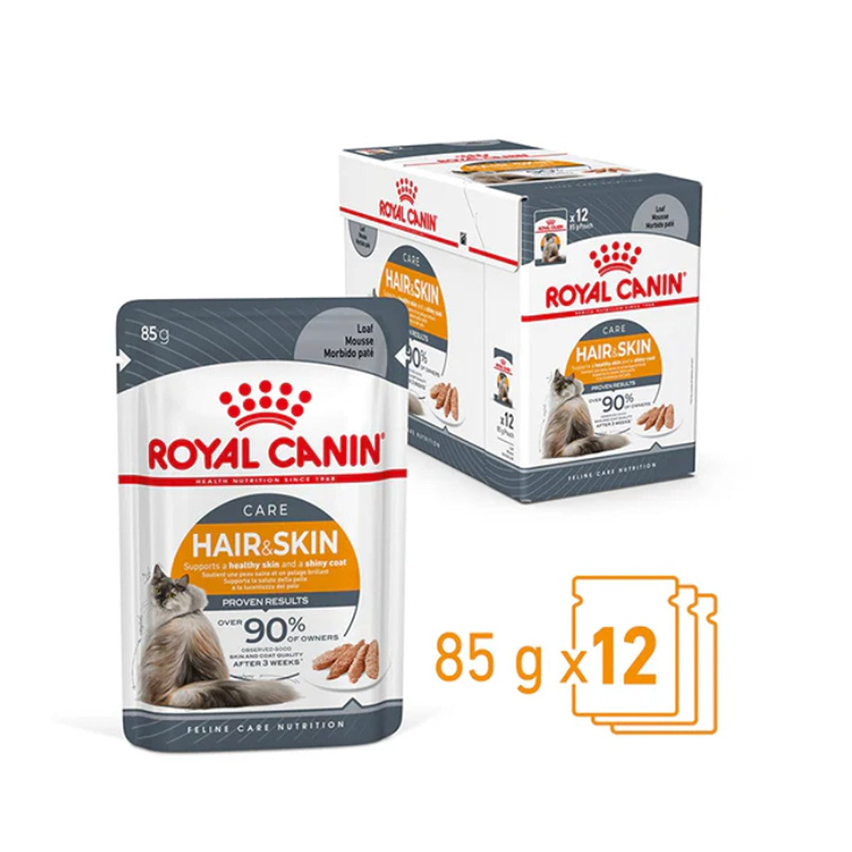 Royal Canin Hair & Skin Care Loaf Wet Cat Food