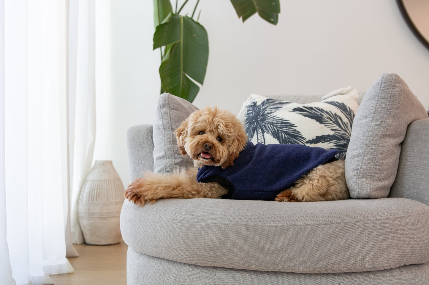 DGG Classic Warmie Dog Jumper Midnight Blue