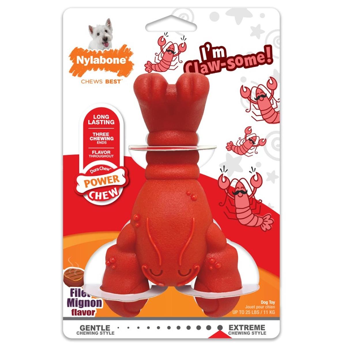 Nylabone Power Chew Lobster Dog Toy