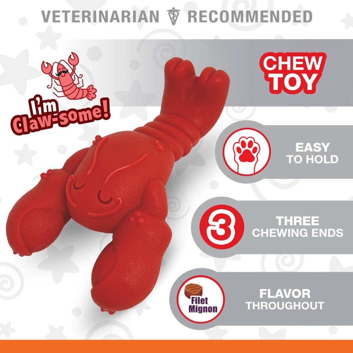 Nylabone Power Chew Lobster Dog Toy