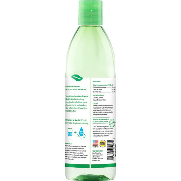 TropiClean Fresh Breath Dental Health Solutions For Cats