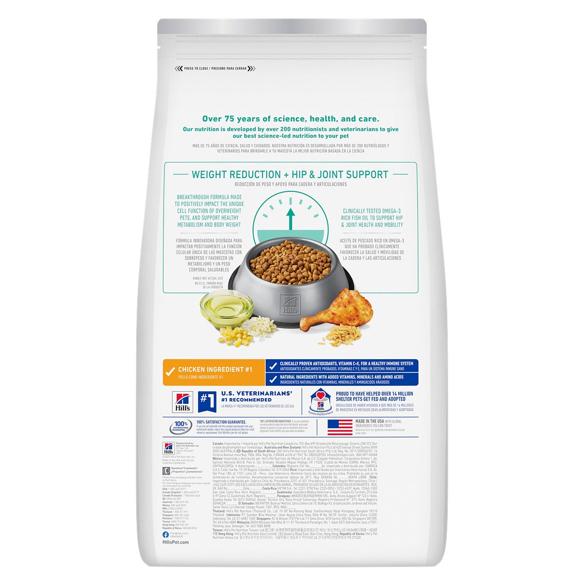Hills Science Diet Adult Perfect Weight + Joint Support Dry Dog Food