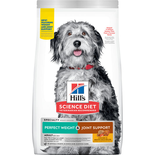 Hills Science Diet Adult Perfect Weight + Joint Support Dry Dog Food