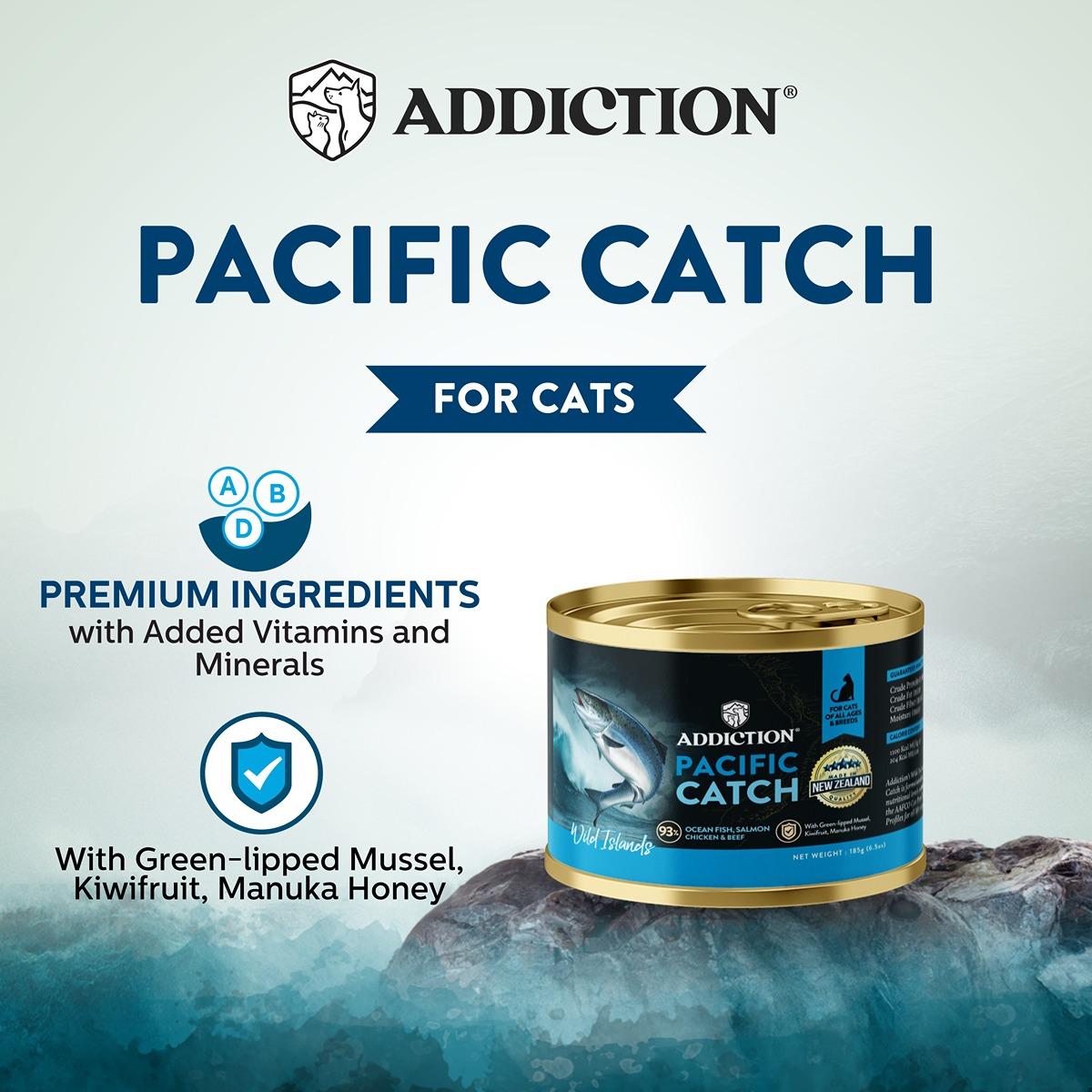 Addiction Wild Islands Pacific Catch Ocean Fish & Salmon Wet Cat Food