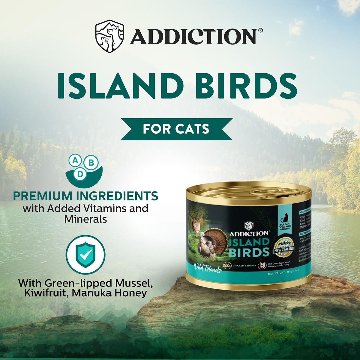 Addiction Wild Islands Island Birds Chicken & Turkey Wet Cat Food