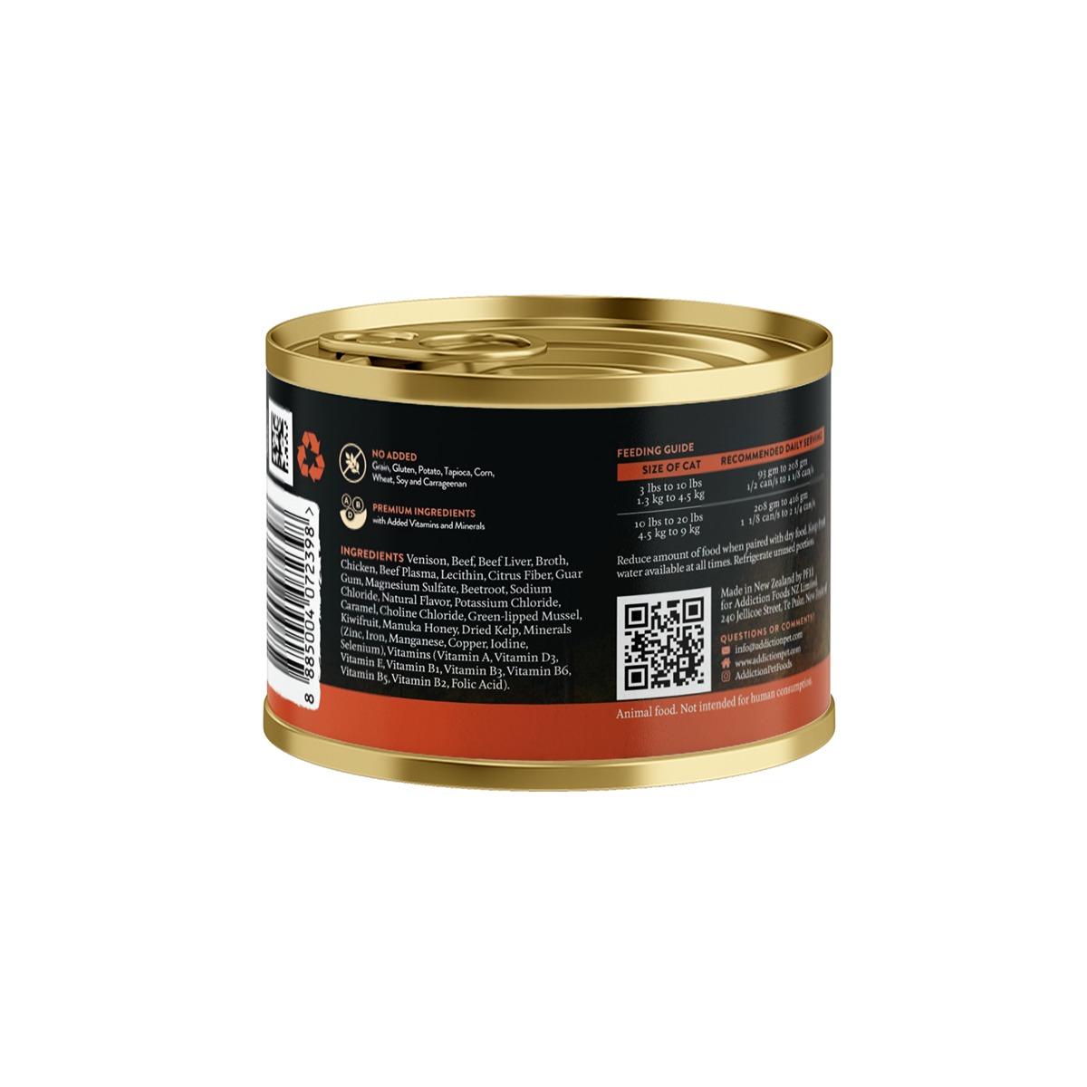 Addiction Wild Islands Forest Meat Venison & Beef Wet Cat Food