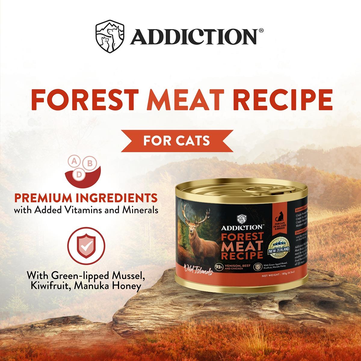 Addiction Wild Islands Forest Meat Venison & Beef Wet Cat Food