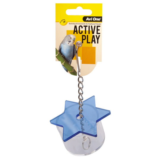 Avi One Acrylic Foraging Star Bird Toy
