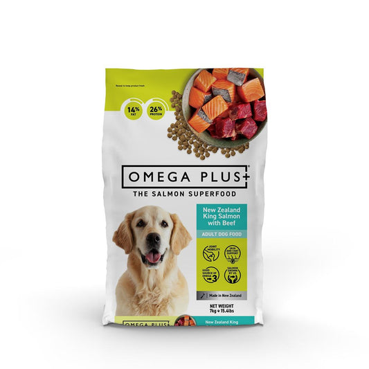 Omega Plus King Salmon with Beef Dry Dog Food