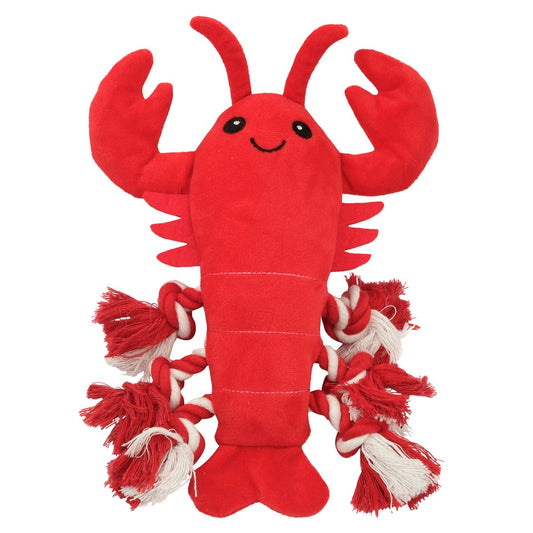 Lexi & Me Plush/Rope Toy Lobster