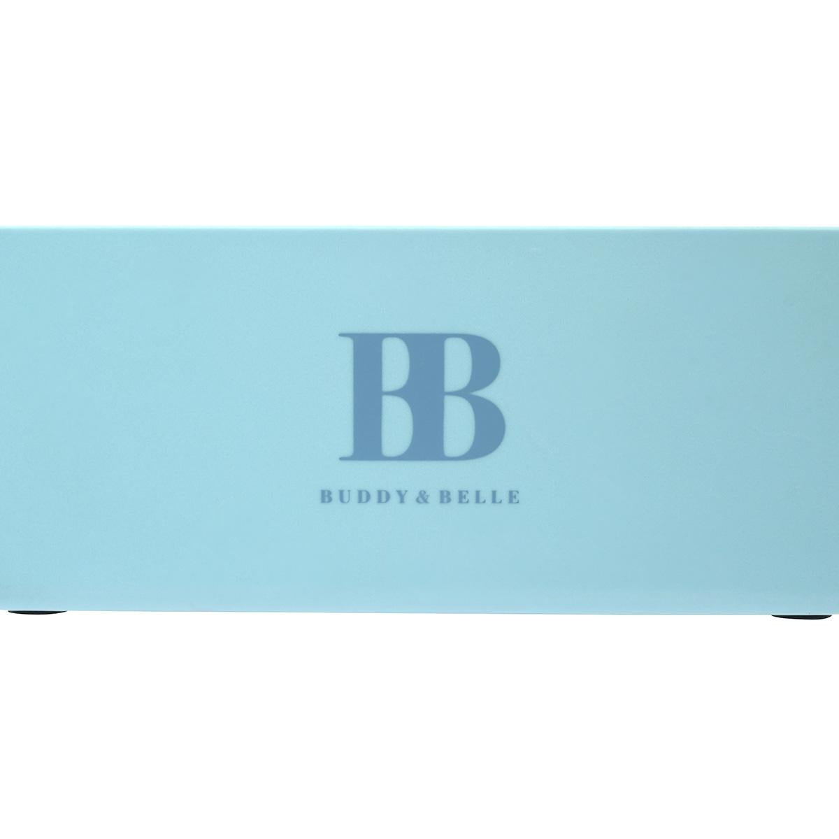 Buddy & Belle Square Pet Bowl Sea Blue