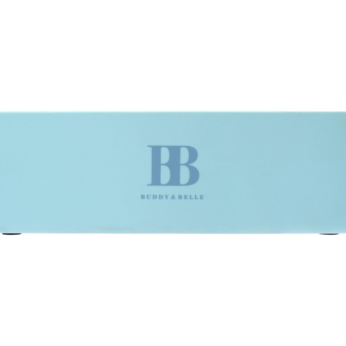 Buddy & Belle Rectangular Pet Bowl Sea Blue