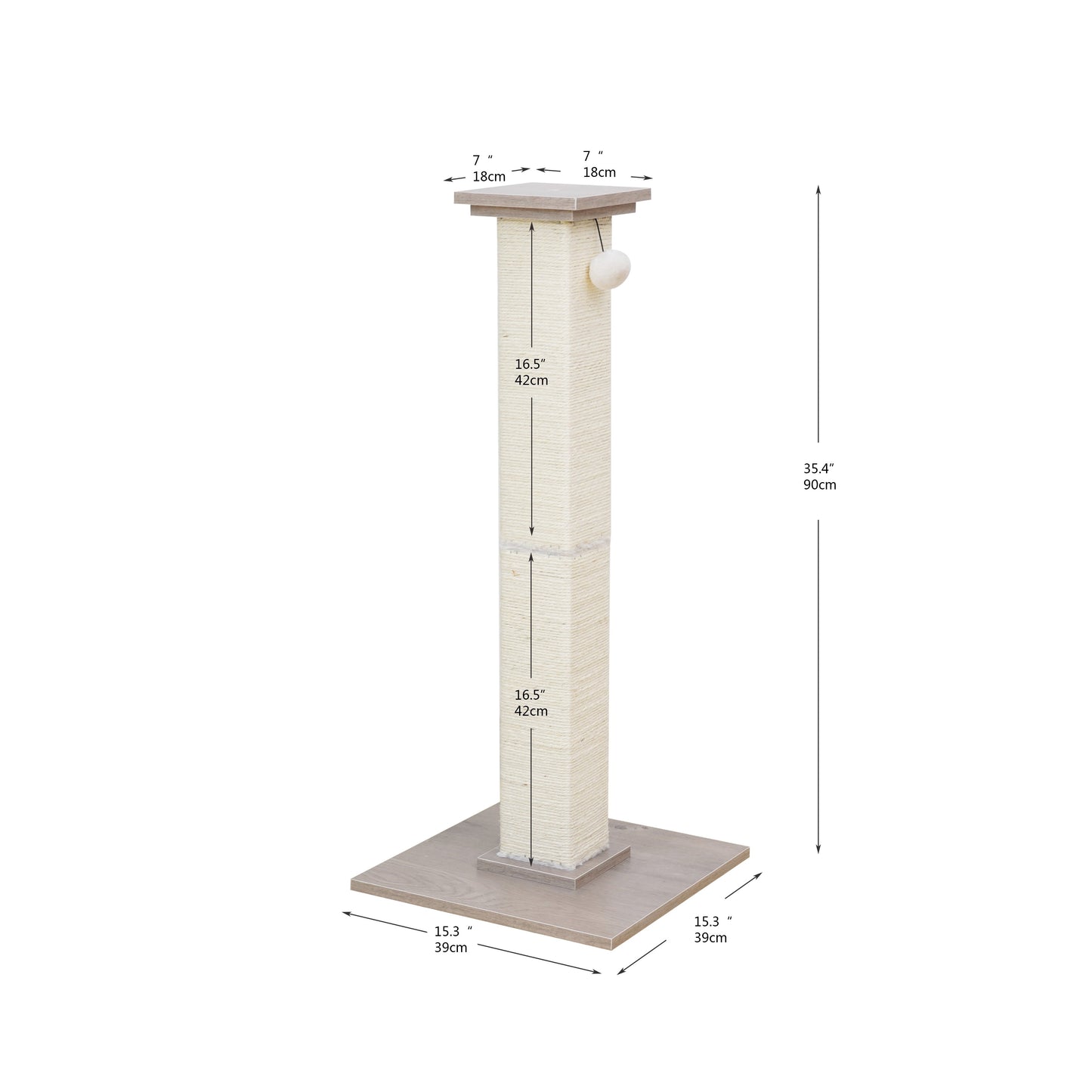 PetPals Sissal Cat Scratcher Post