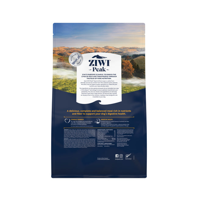 Ziwi Peak Steam & Dried Chicken Dry Dog Food