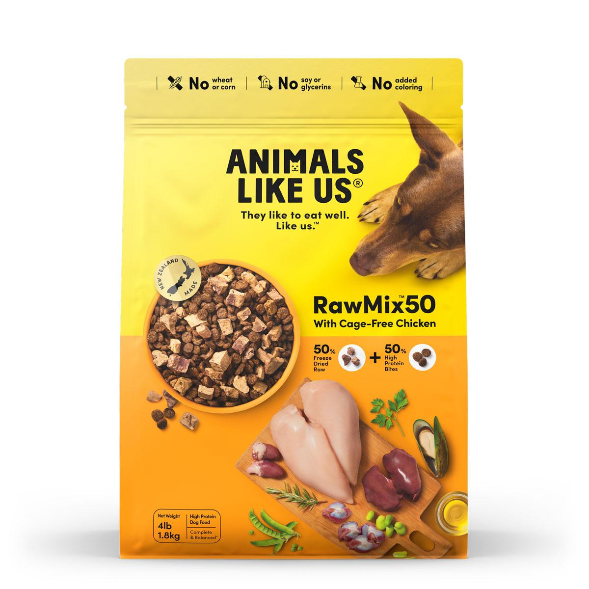 Animals Like Us RawMix50 Chicken Dog Food