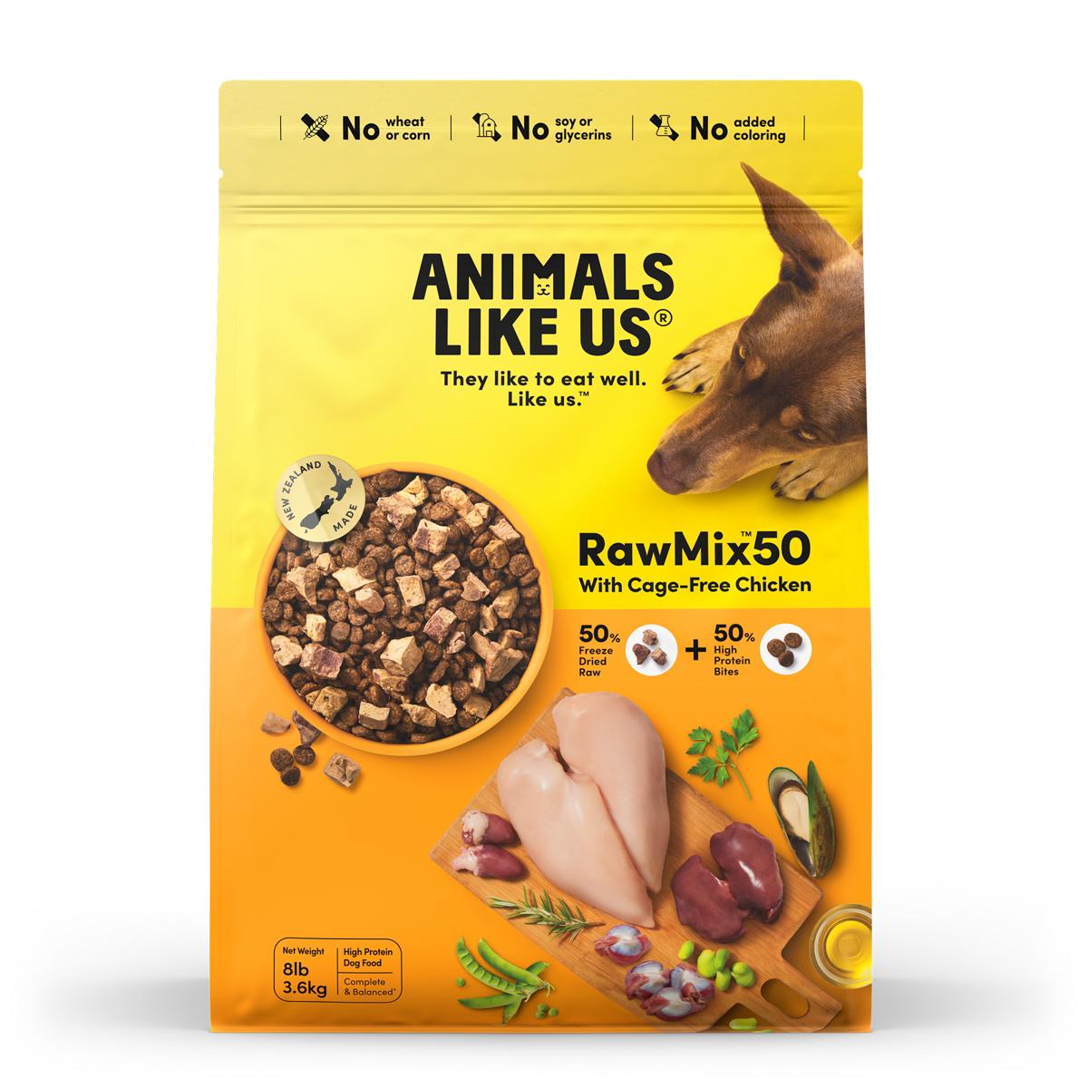 Animals Like Us RawMix50 Chicken Dog Food