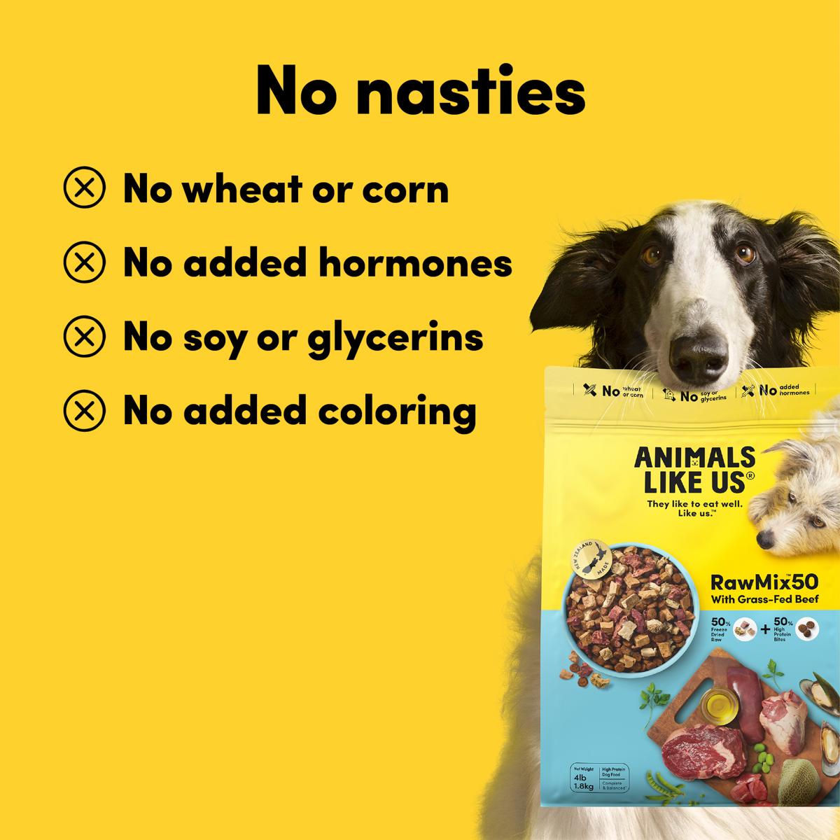 Animals Like Us RawMix50 Beef Dog Food