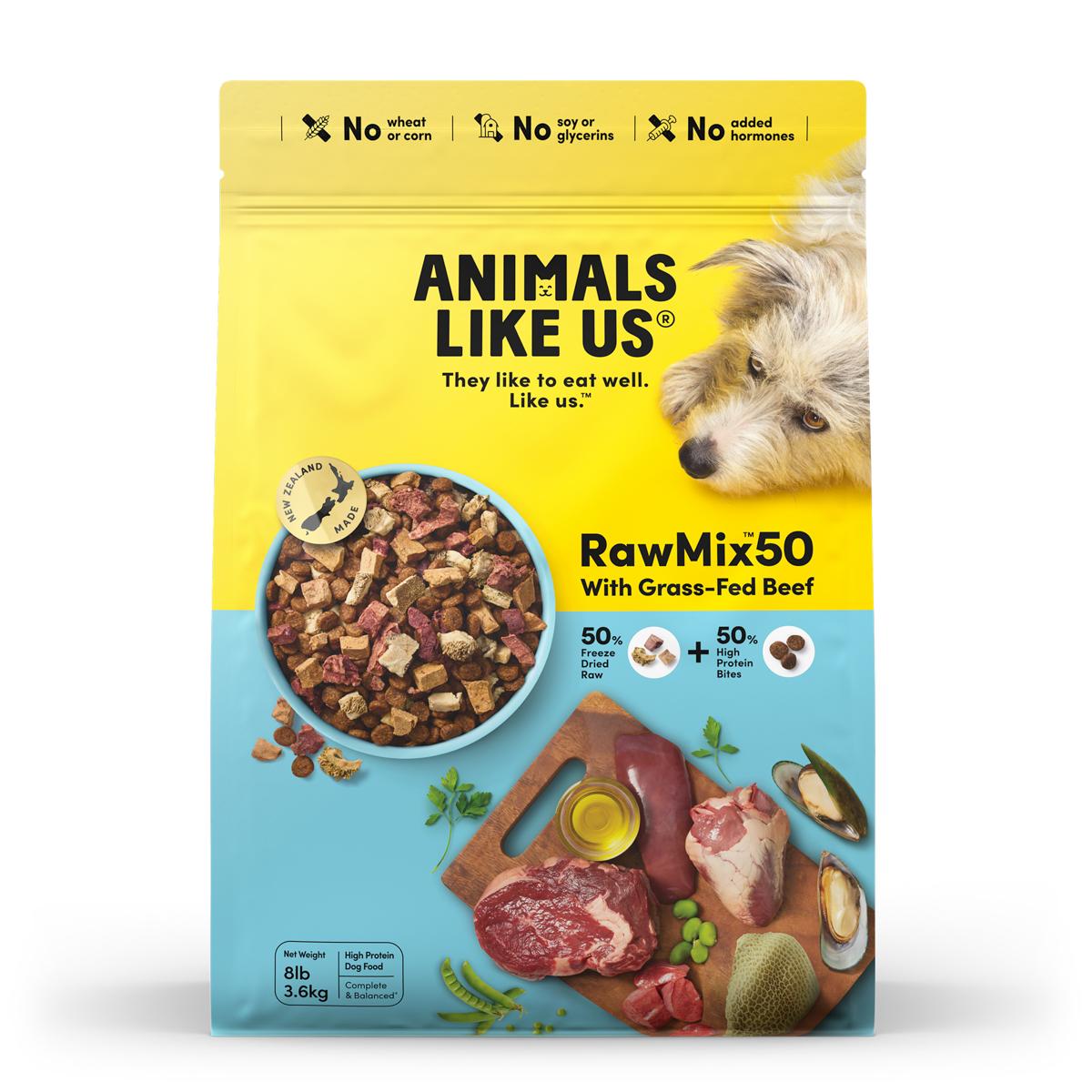 Animals Like Us RawMix50 Beef Dog Food