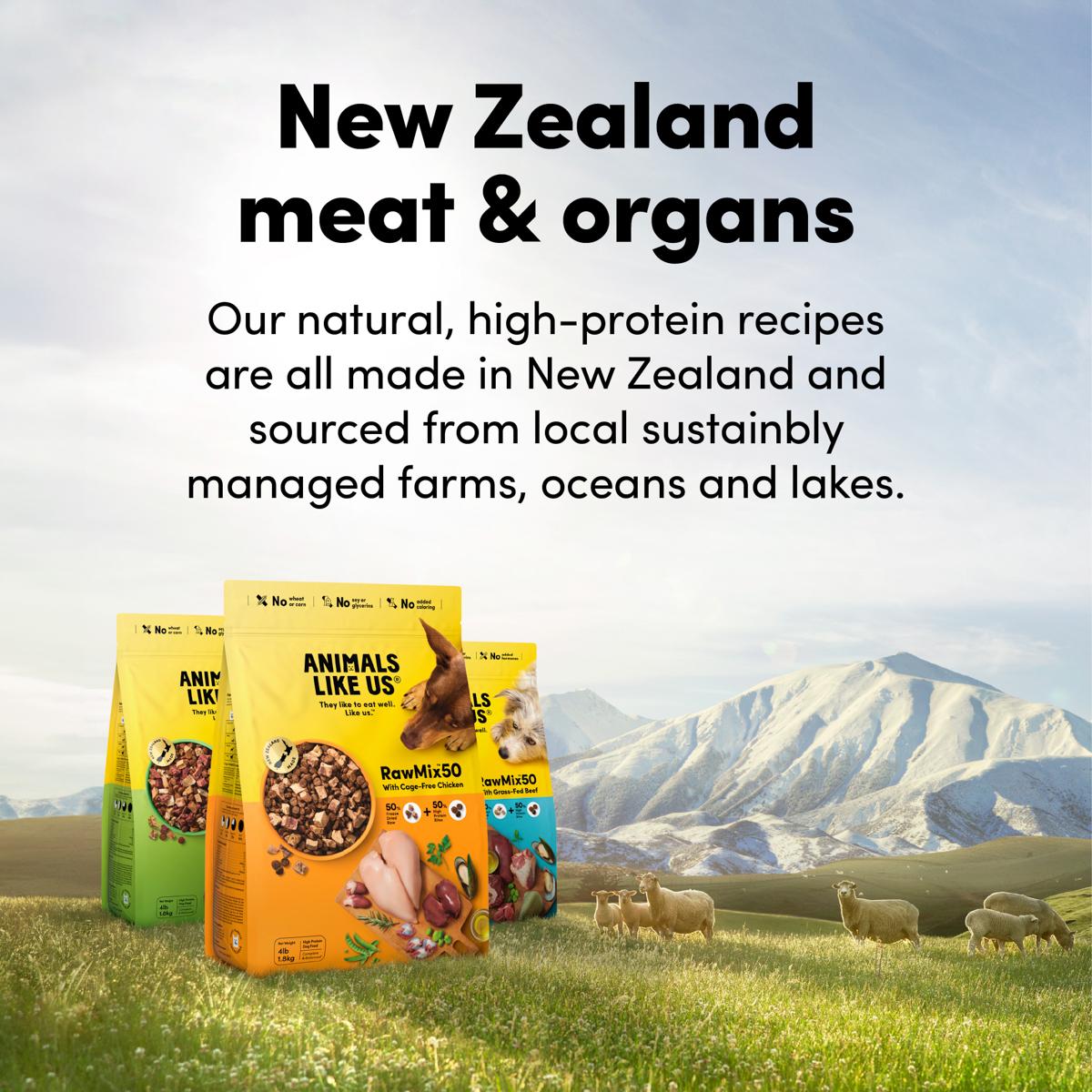 Animals Like Us RawMix50 Beef Dog Food