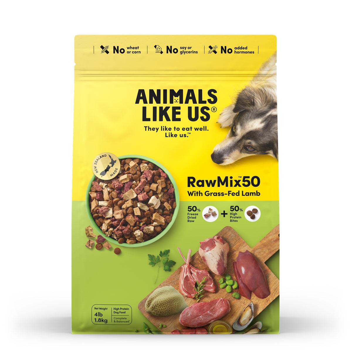 Animals Like Us RawMix50 Lamb Dog Food