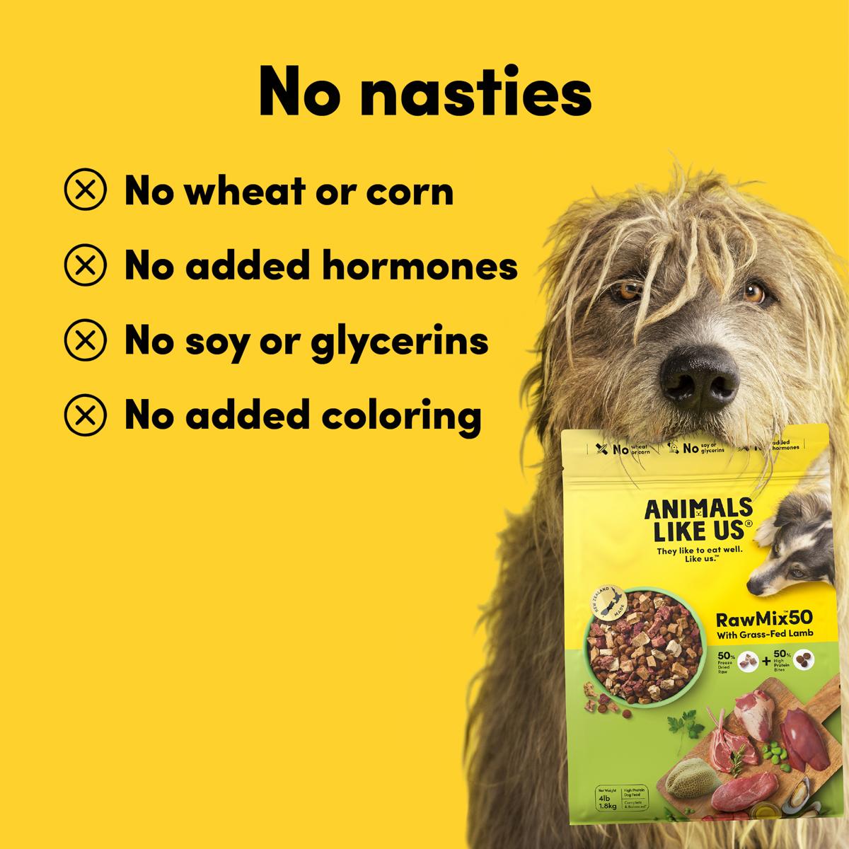 Animals Like Us RawMix50 Lamb Dog Food