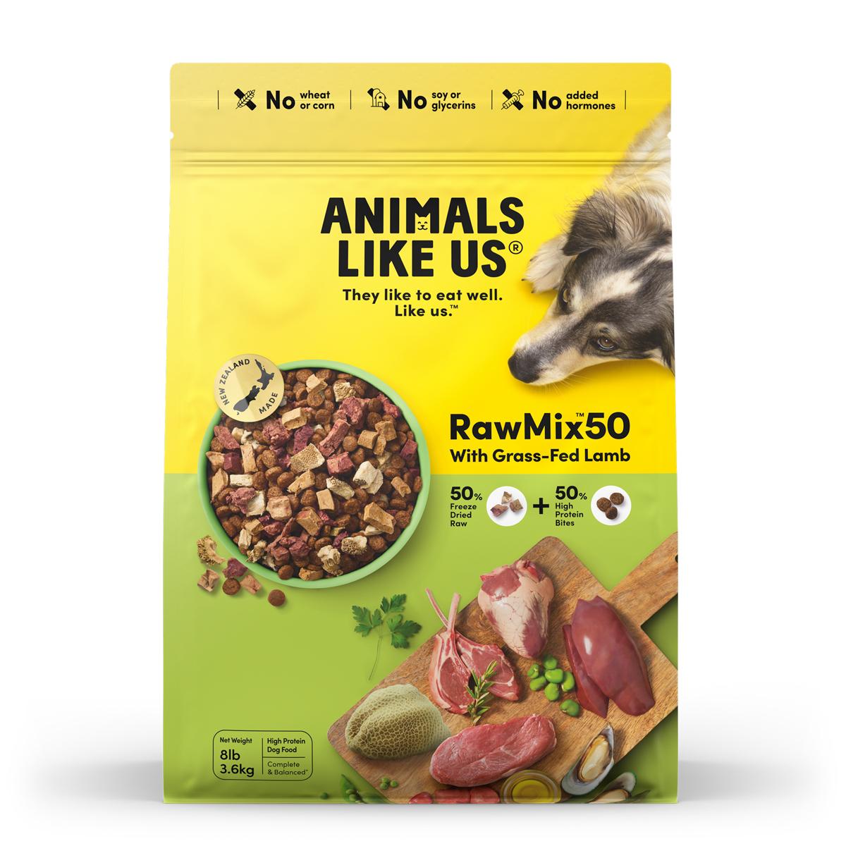Animals Like Us RawMix50 Lamb Dog Food