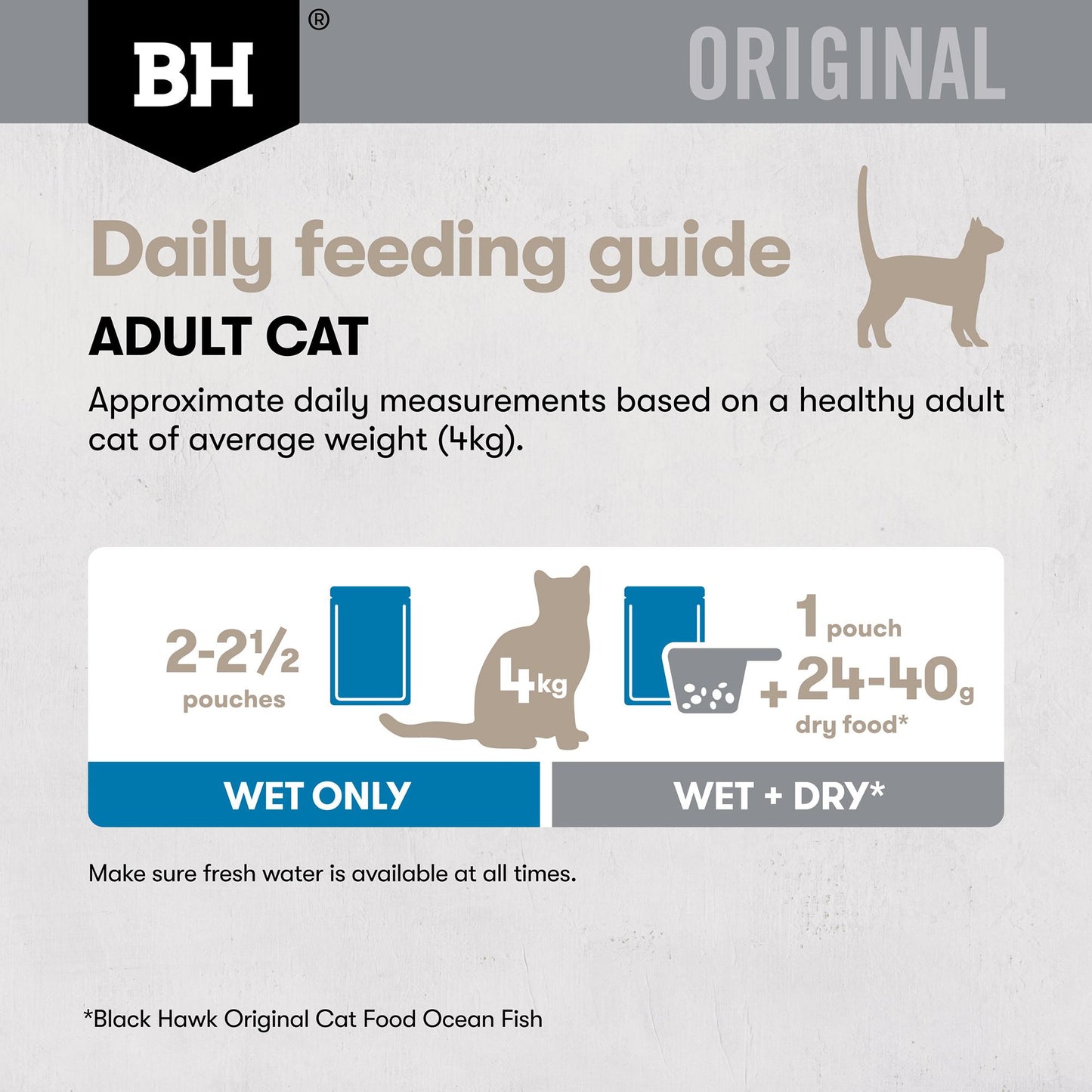Black Hawk Original Chicken & Seafood in Gravy Wet Cat Food