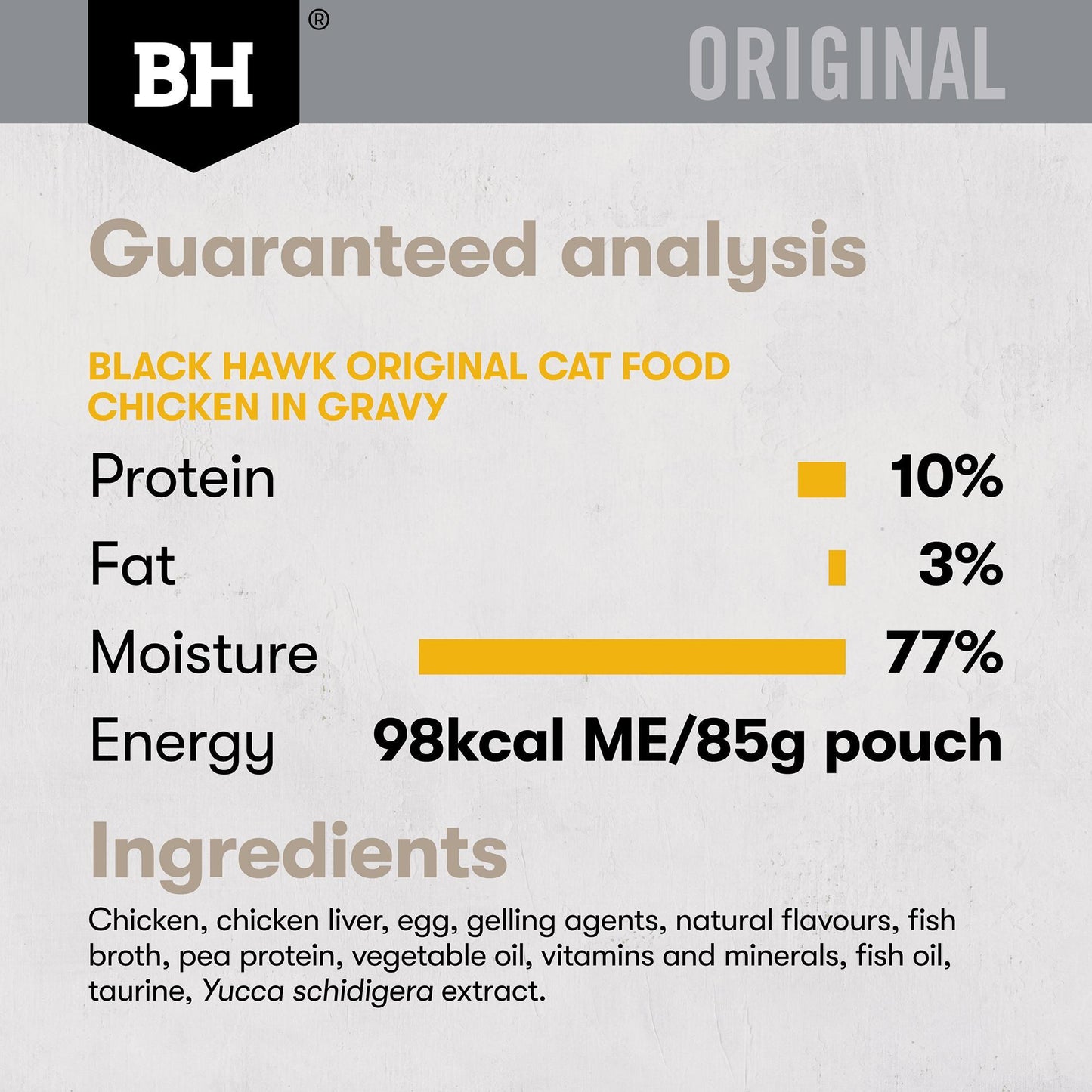 Black Hawk Original Variety Pack in Gravy Wet Cat Food