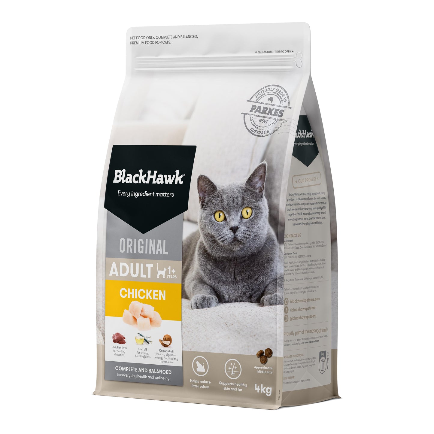 Black Hawk Original Chicken Dry Cat Food