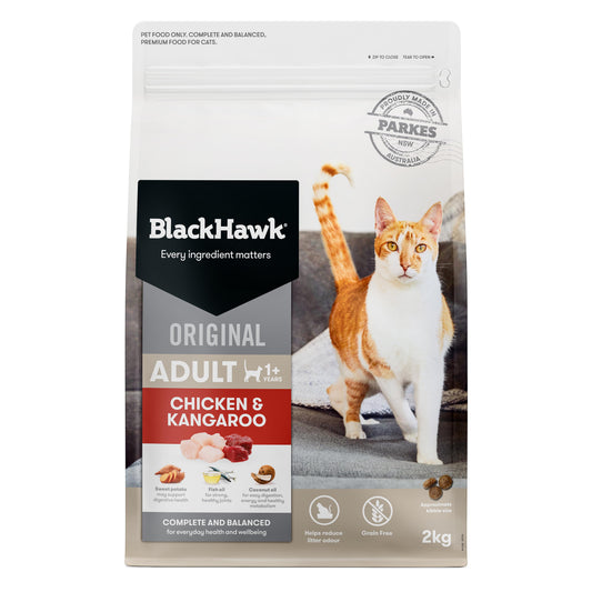 Black Hawk Original Chicken & Kangaroo Dry Cat Food