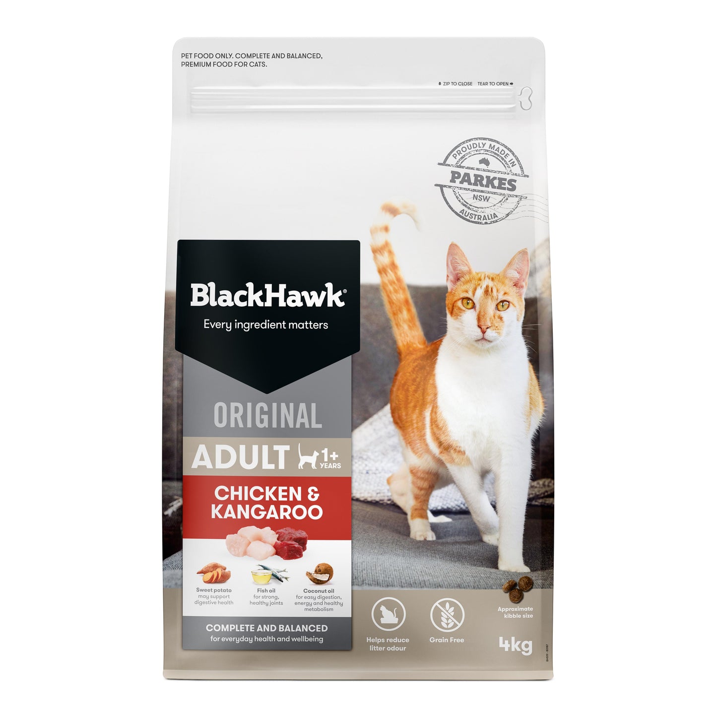Black Hawk Original Chicken & Kangaroo Dry Cat Food