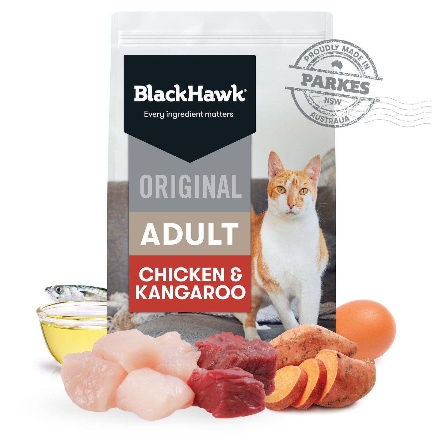 Black Hawk Original Chicken & Kangaroo Dry Cat Food