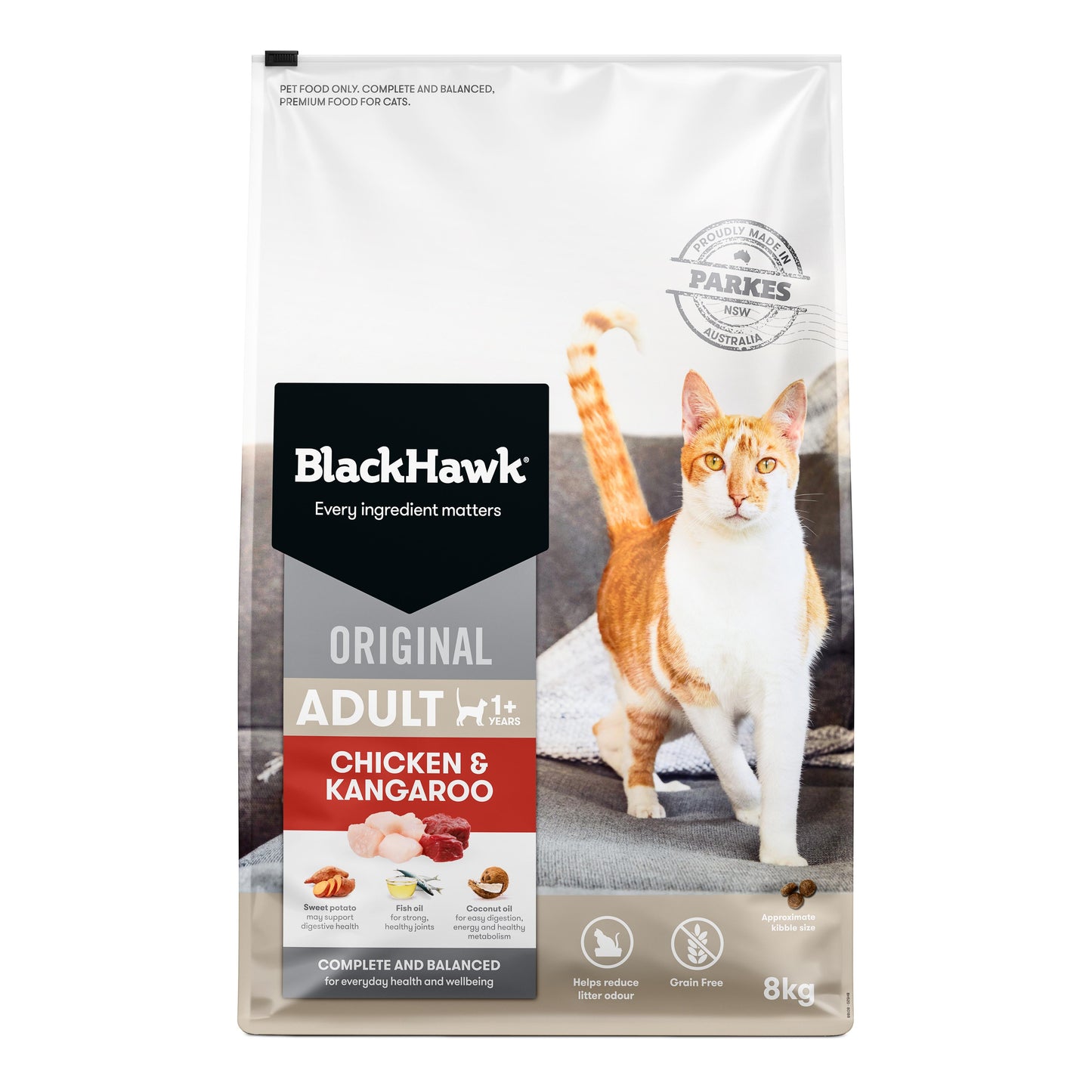 Black Hawk Original Chicken & Kangaroo Dry Cat Food