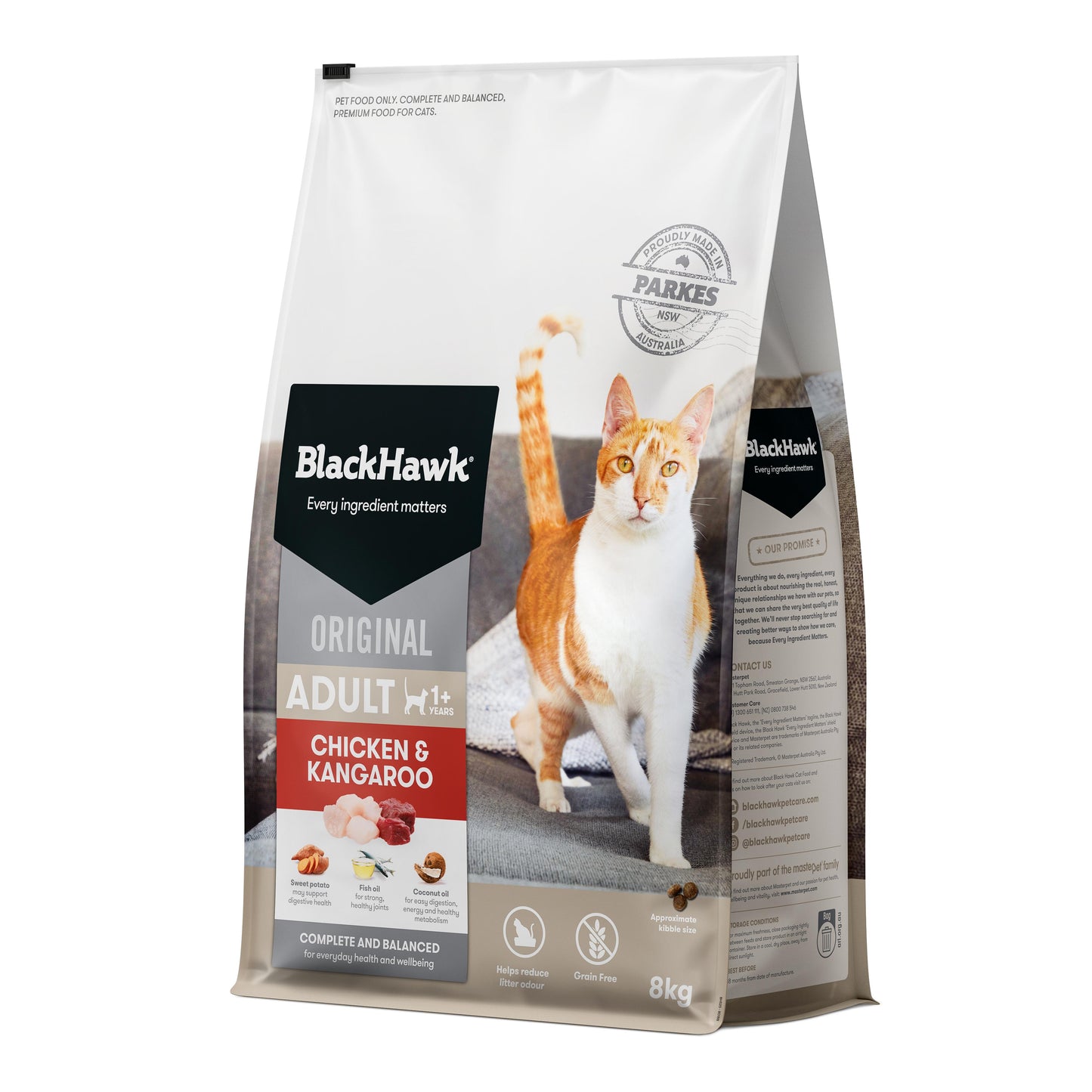 Black Hawk Original Chicken & Kangaroo Dry Cat Food