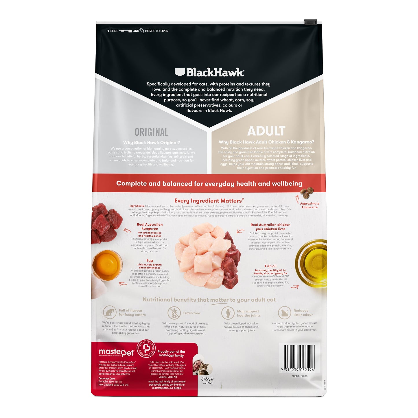 Black Hawk Original Chicken & Kangaroo Dry Cat Food