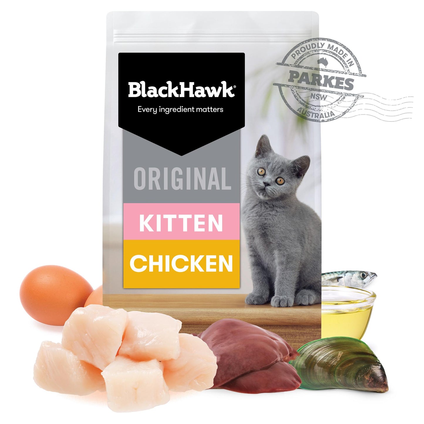 Black Hawk Original Kitten Chicken Dry Cat Food
