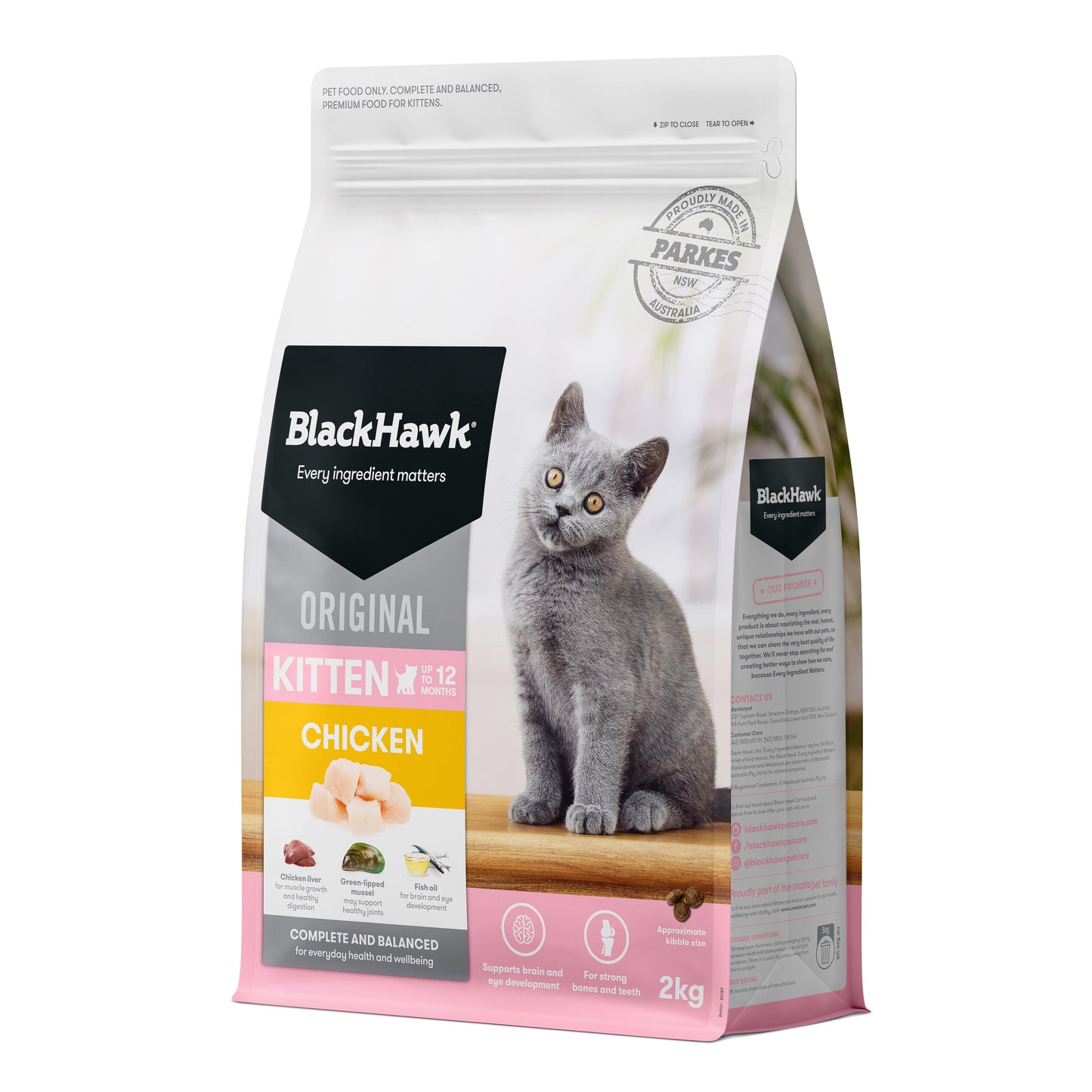 Black Hawk Original Kitten Chicken Dry Cat Food