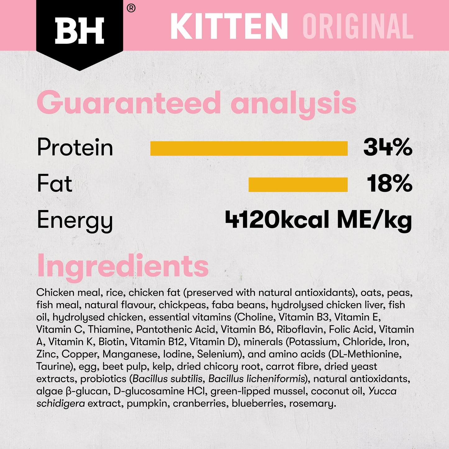 Black Hawk Original Kitten Chicken Dry Cat Food