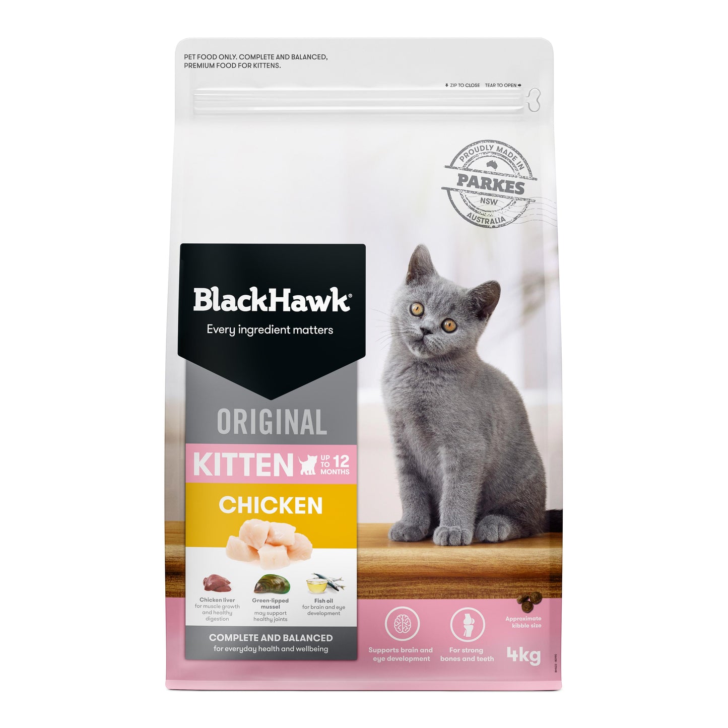 Black Hawk Original Kitten Chicken Dry Cat Food