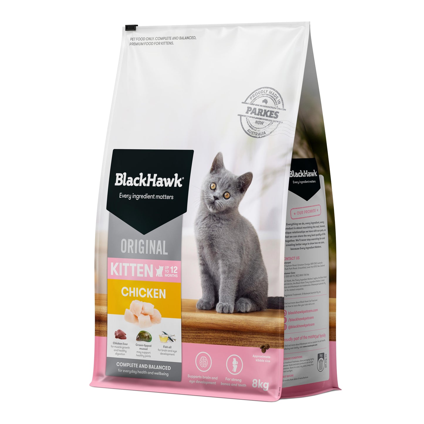 Black Hawk Original Kitten Chicken Dry Cat Food