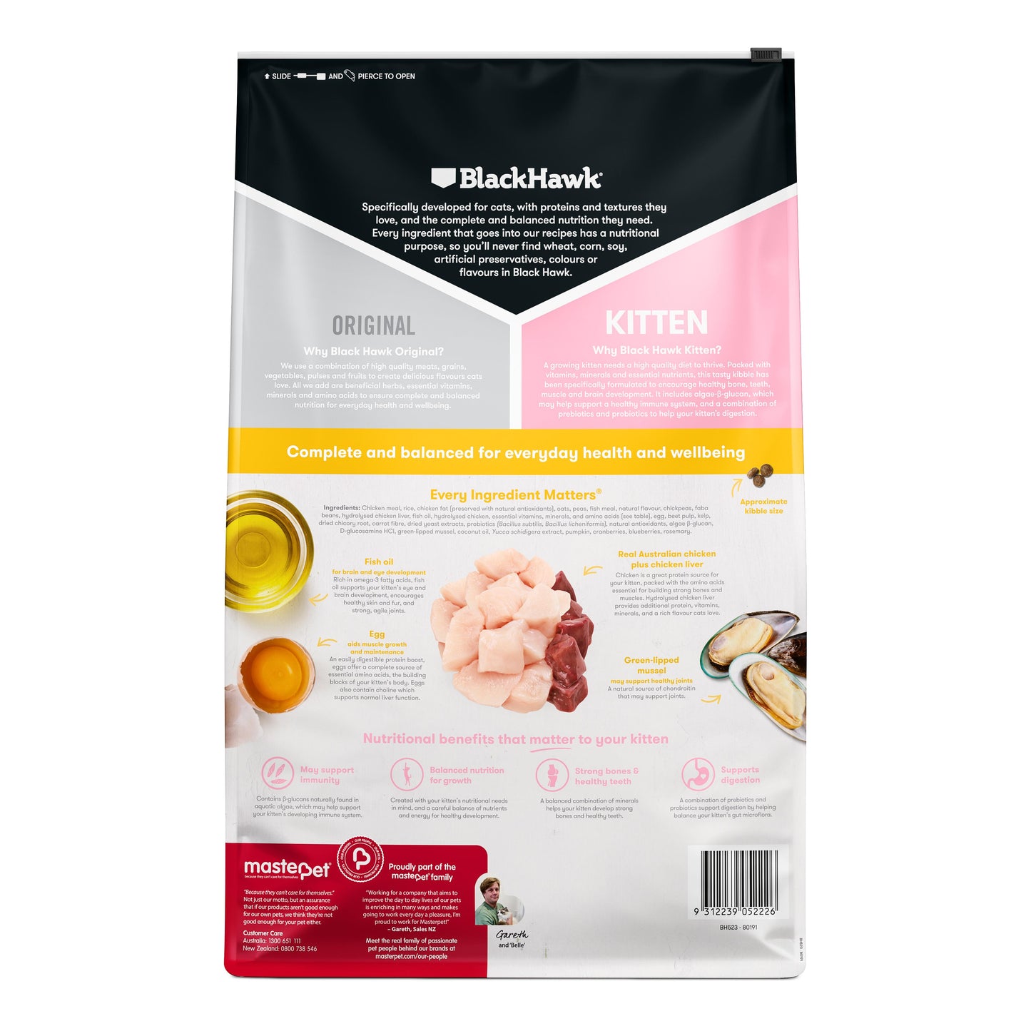 Black Hawk Original Kitten Chicken Dry Cat Food